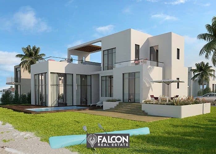 Villa 248 meters, 3 floors, The BUTTERFLY, with the lowest down payment, on the Suez Road, next to the Future University 0