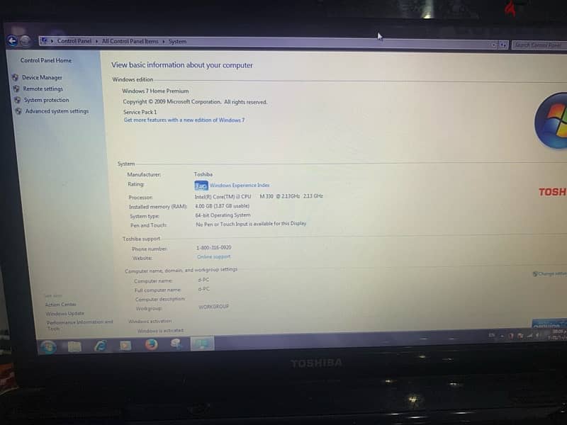 laptop toshiba 1