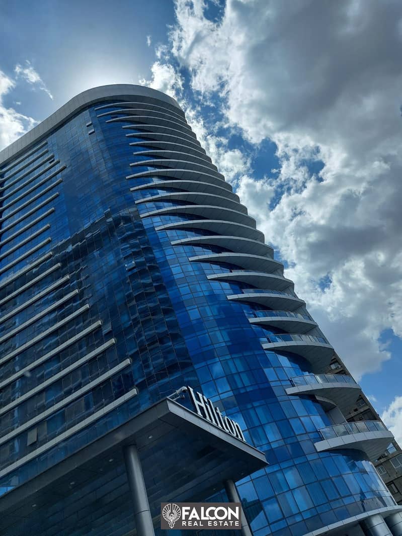 جناح فندقي علي النيل استلام  فوري متشطب بالكامل في ابراج نايل بيرل الفندقيه . . . Nile Pearl Towers  - خدمات فندقيه بواسطه Hilton المعادي . 11