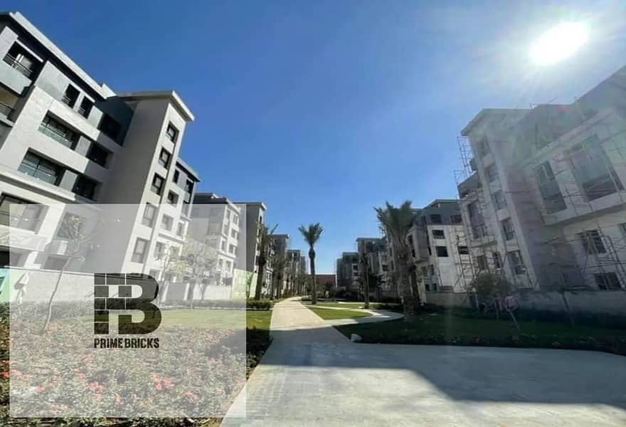 Installments over 10 years for sale, 125 m apartment in Trio Gardens, Fifth Settlement, installments next to Palm Hills New Cairo 10