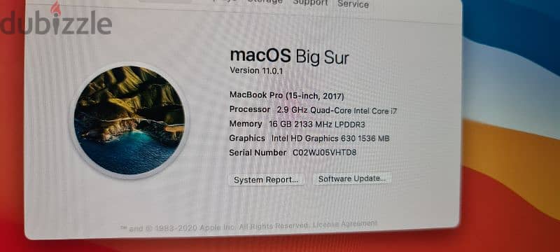 MacBook Pro 15 inch 2017 5