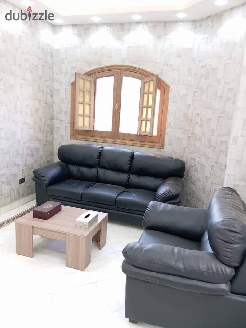 Administrative office for rent on the central axis, area 230 meters, at a special price, fully finished 4