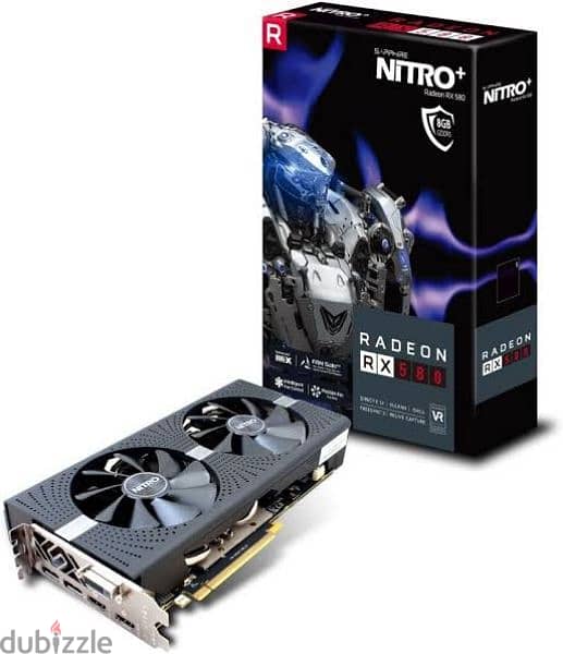 RX 580 8GB sapphire NITRO OC 2