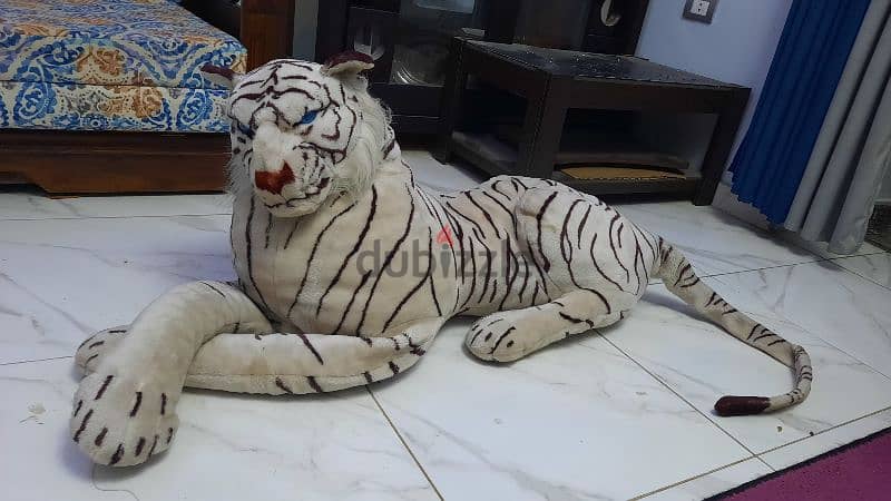 تايجر كبير شبه الحقيقي بالظبط - Tiger big padded imported toy 1