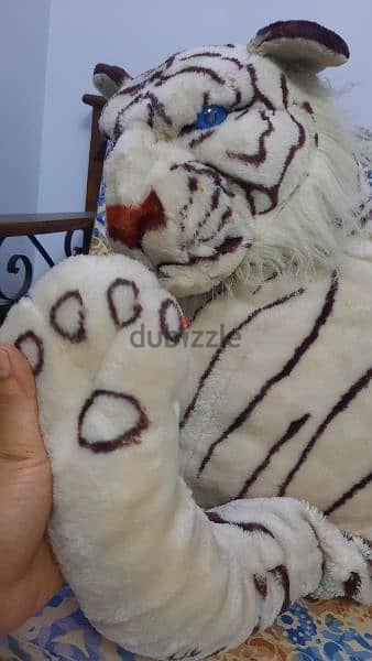 تايجر كبير شبه الحقيقي بالظبط - Tiger big padded imported toy 2