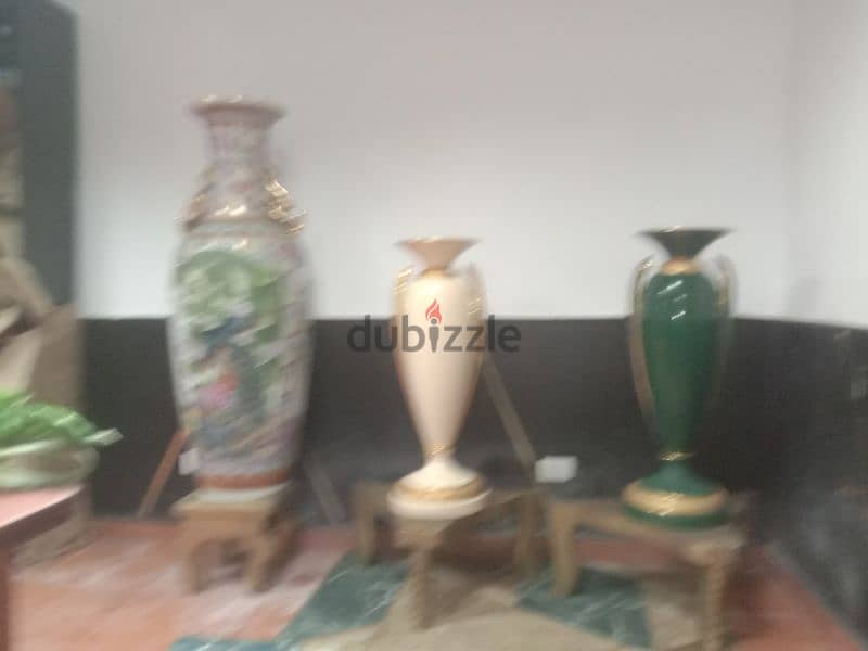 three ceramic vases in an excellent condition 6