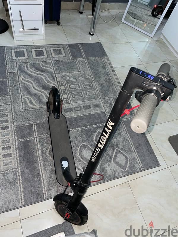 mytoys electric scooter from dubai rubber tires not air 1