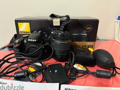 Nikon d3200 with 18-55 lens