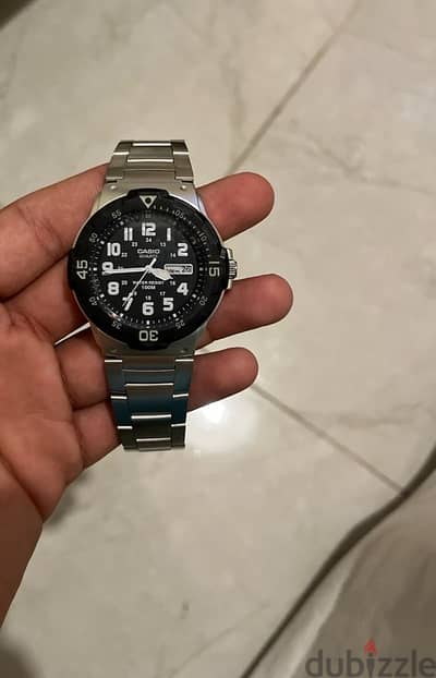 Casio Men's  Stainless Steel Analog Wrist Watch