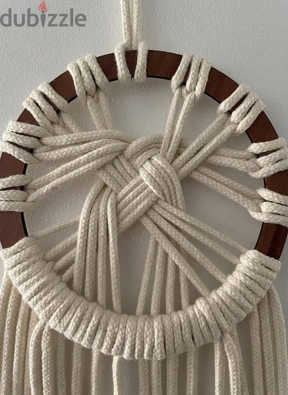 معلقات حائط Wall hanging  بخيوط المكرمية 14