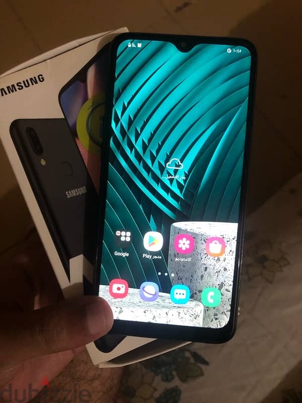 samsung a10s 32/2 مفهوش خربوش بعلبتو نقط بيضه فشاشه وشغالهممتاز 2