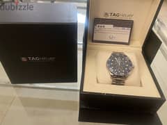 1st owner of Original time piece TAG HEUER Aquaracer Chronograph