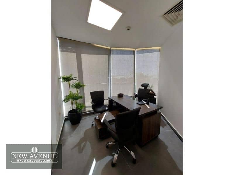 Fully Finished Office & AC’s for rent at Arabella plaza New Cairo      M/EH 25 4