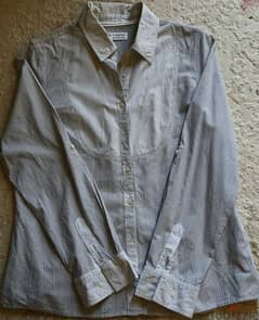 formal Marks &Spencer lady shirt mix grey as new from Turkey size 14 0