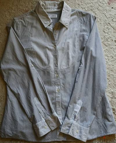 formal Marks &Spencer lady shirt mix grey as new from Turkey size 14