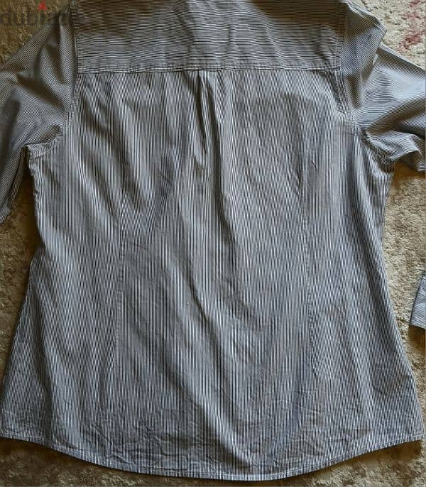 formal Marks &Spencer lady shirt mix grey as new from Turkey size 14 5