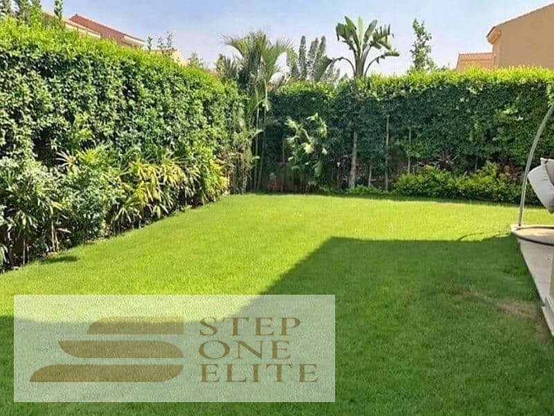 Apartment for sale with a private garden in the most important compound in the First Settlement, near the Kempinski Hotel 1