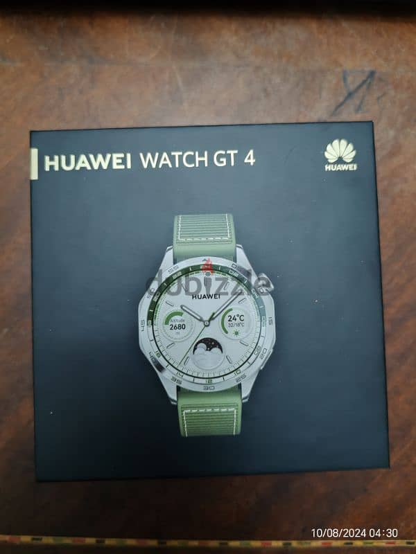 Huawei gt 4 smartwatch green 1