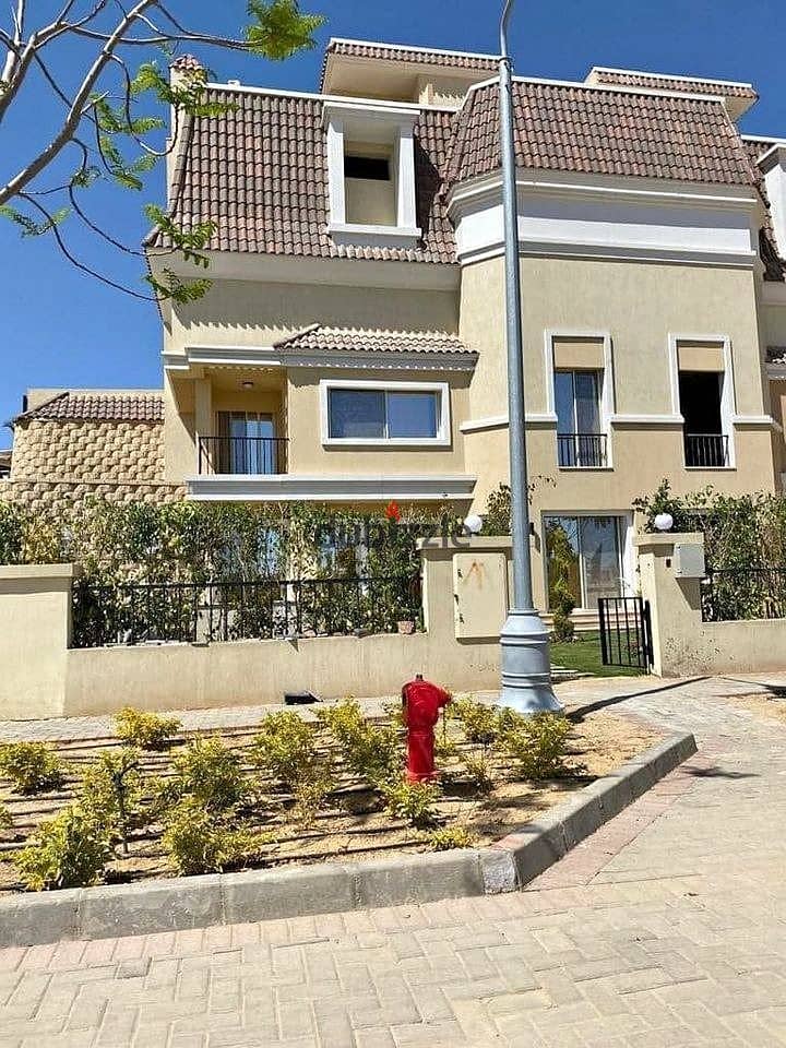 For sale, a villa in Saray Compound, next to Madinaty 8