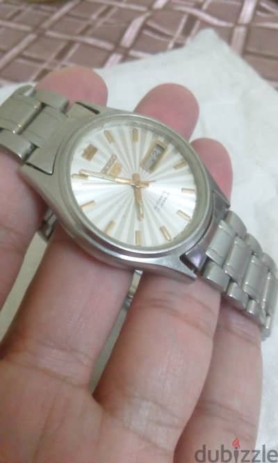 ساعه seiko5 ياباني اتوماتيك حاله ممتازةب600ج