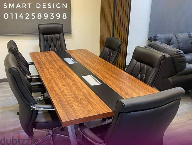 Meeting table-Meeting room-modern- ترابيزة اجتماعات240*120سمMDFاسباني 0