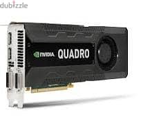 كارت شاشة NVIDIA Quadro K5000  Ddr5 4