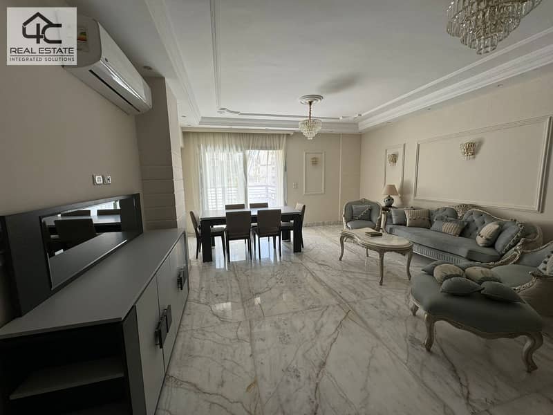 Fully Furnished Ground Floor Apartment with 155 m² and Garden in Hyde Park Compound, New Cairo - 2 Bedrooms and 2 Bathrooms 10