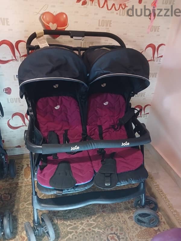 Twin stroller joie 1