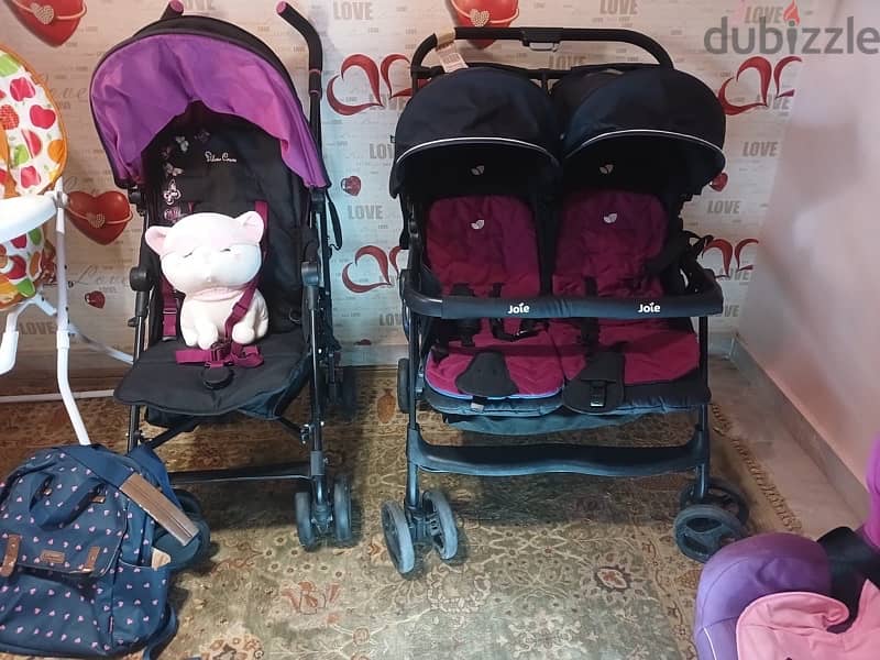 Twin stroller joie 4