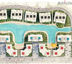 AZHA NORTH COAST 1st Row Lagoon Challet 3 Bedroom 0