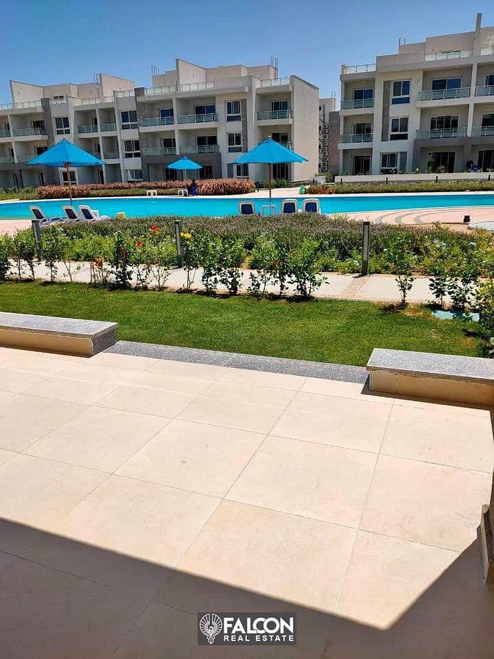 Ground floor chalet with a 200-meter garden, fully finished, ultra super deluxe finishing + air conditioners in Aroma Village, Ain Sokhna 5