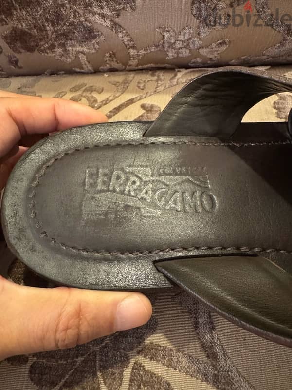 سليبر Salvatore Ferragamo إيطالي أورچنال 4