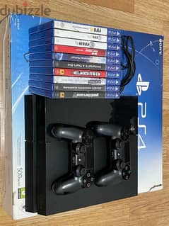 Playstation 4 500 GB + 10 games