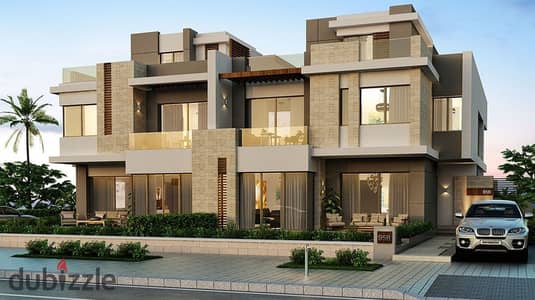 Villa for sale, townhouse resale, 208 sqm, in Towny Hyde Park Compound, eastern expansions, at a very special price, next to Palm Hills