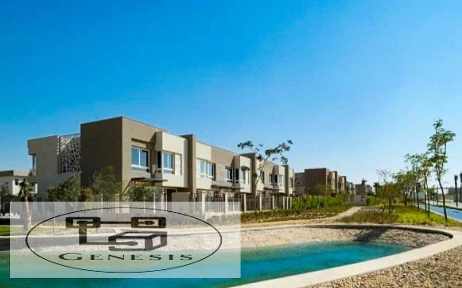 تاون هاوس بفيو روعة للبيع في كمبوند بادية بالم هيلز اكتوبر Badya Palm Hills 8