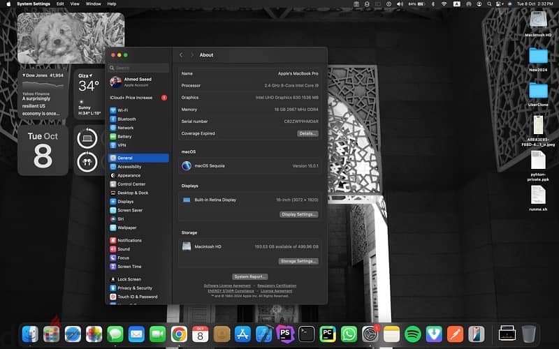 Mac Pro 2019 16 inch 2