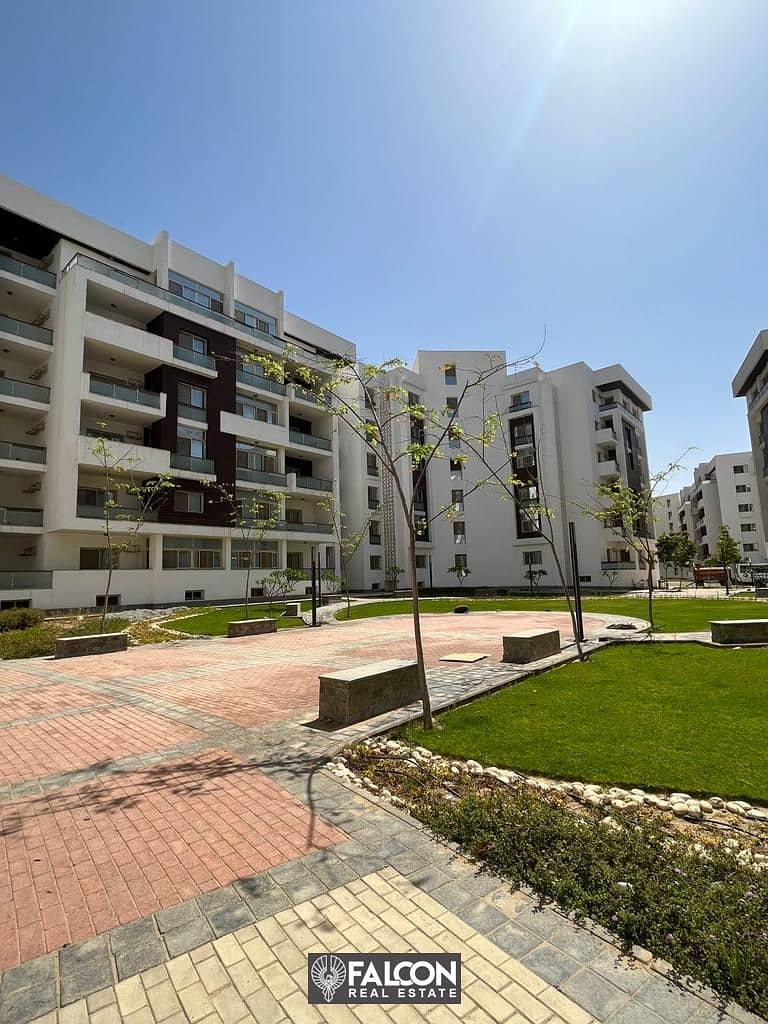 Apartment 171 m, immediate delivery, fully finished, in the Administrative Capital, Green Avenue New Capital Compound 7