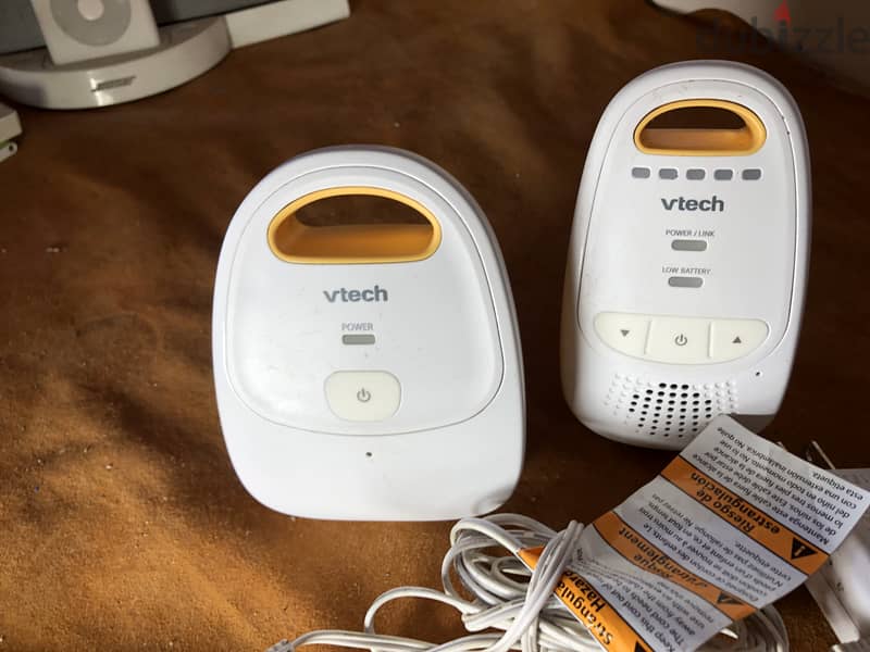 VTech Upgraded Audio Baby Monitor with Rechargeable Battery, Long Rang 4