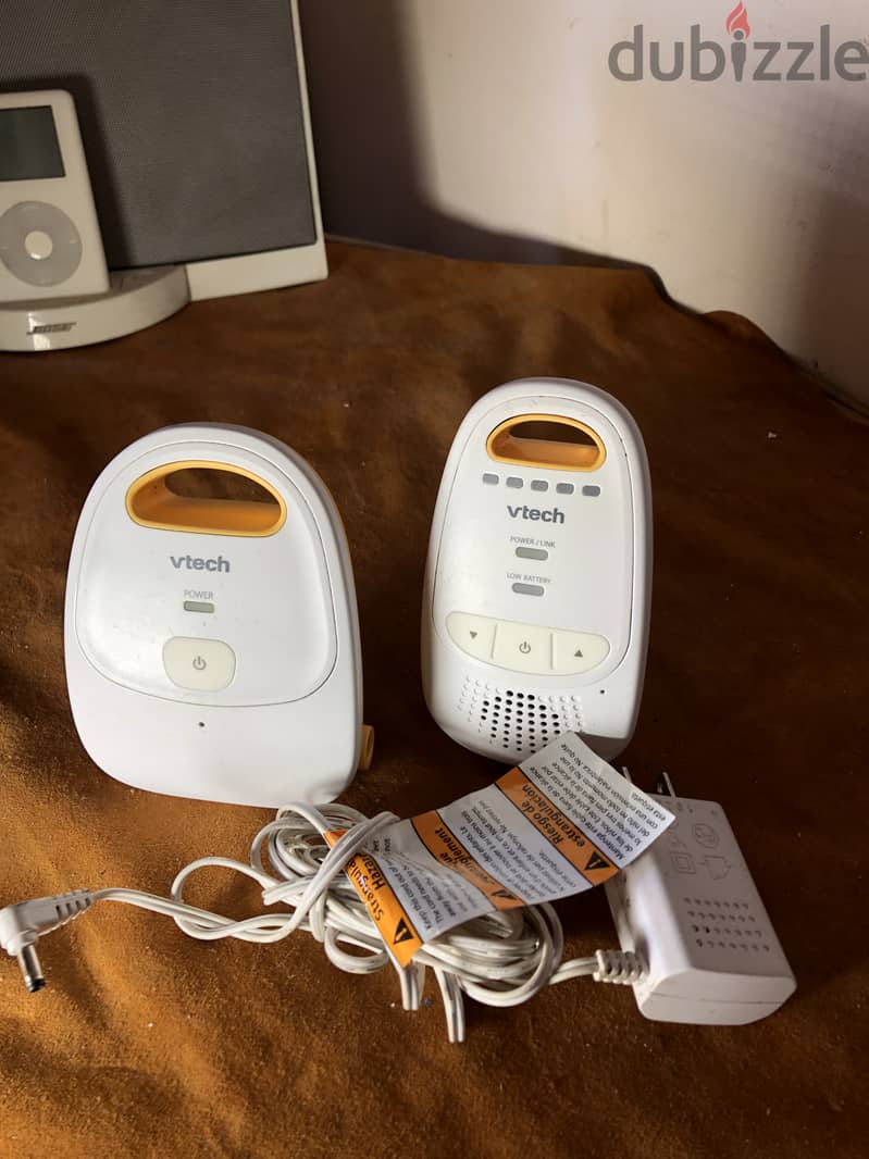 VTech Upgraded Audio Baby Monitor with Rechargeable Battery, Long Rang 6