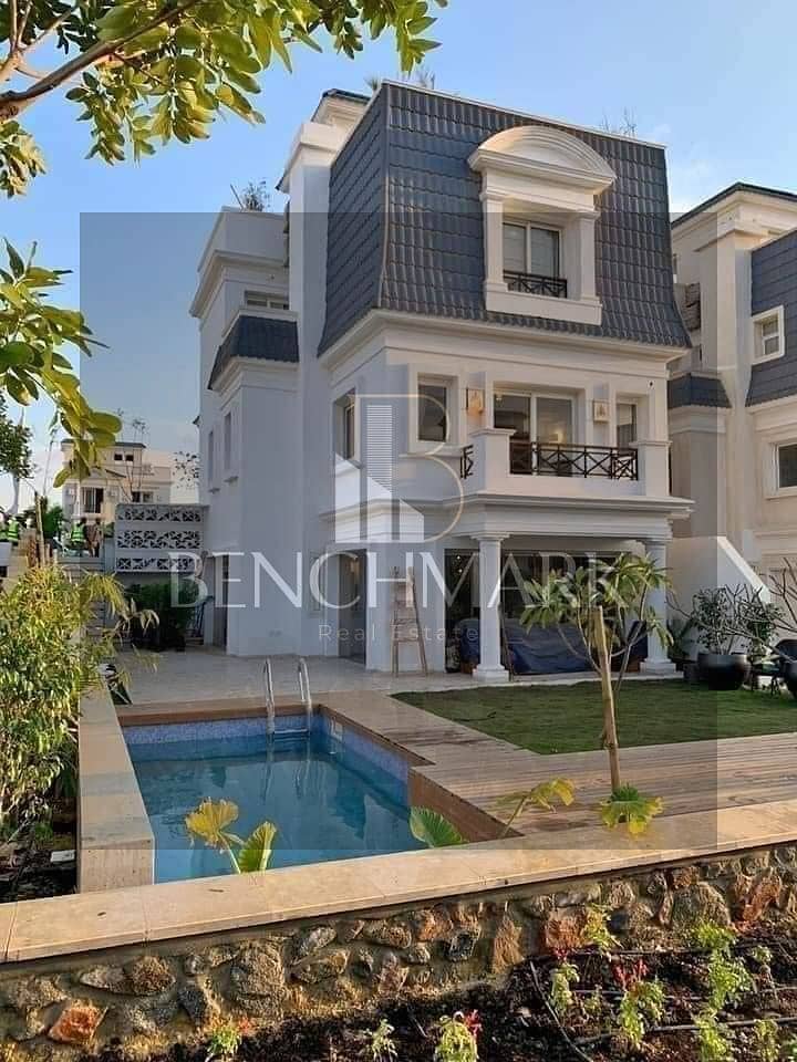 Lake House Villa 220m for sale at launch price in the new Mountain View project, Kingsway Compound, 6th of October, next to Juhayna Square 19