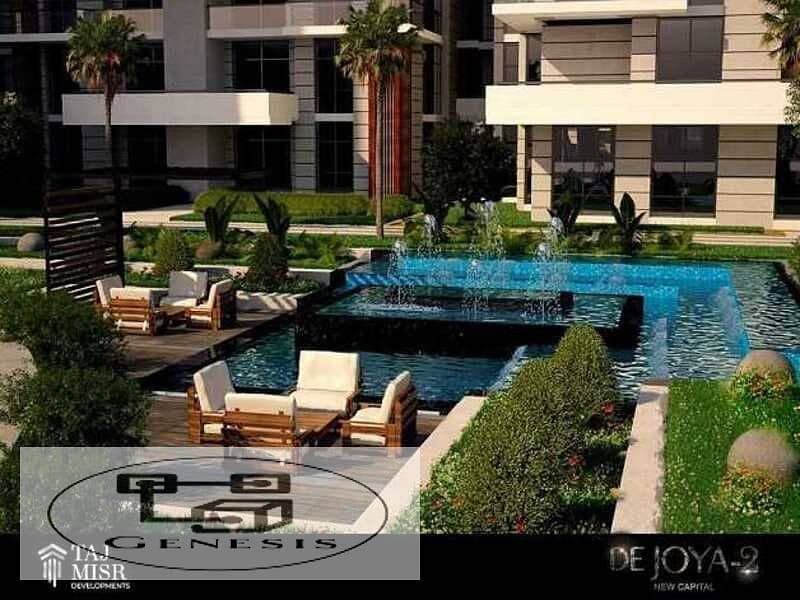 Apartment for sale in the Administrative Capital on Sheikh Mohammed bin Zayed Axis, De Joya Compound 5