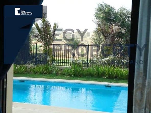 With Private Pool Buy Now Standalone Villa in Uptown Cairo Fully Finished Very Prime Location Open View 3