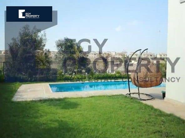 With Private Pool Buy Now Standalone Villa in Uptown Cairo Fully Finished Very Prime Location Open View 7