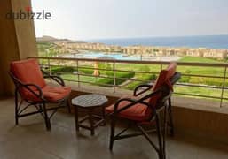 Chalet with 5% down payment for sale in Telal Sokhna Village, fully finished, view directly on the sea, in installments over 8 years 0