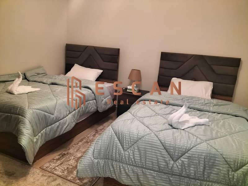 Villa for rent furnished hotel in Madinaty in front of South Park and Food Court 10