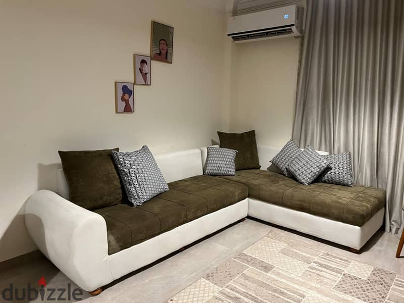 A luxury apartment for rent at a special price inside Jannah Zayed 2 Compound 1