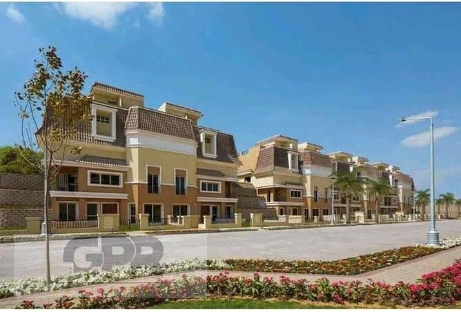 Sarai Mostakbal City اس فيلا للبيع 235م باقساط في سراي المستقبل القاهرة الجديدة سور في سور مع مدينتي 9