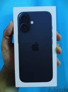 Iphone 16 (256GB) - Black - ايفون ١٦ أسود جديد نسخة شرق أوسط متبرشم