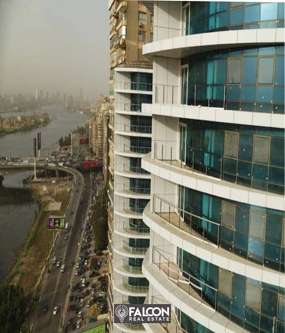 For sale, a hotel apartment overlooking the Nile, immediate delivery, fully finished, next to the Hilton Hotel (Service by Hilton) 2