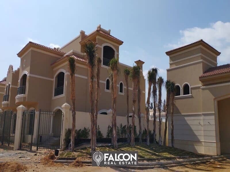 Ready to move  Corner townhouse villa with a Prime view on central park in Al Shorouk La Vista Patio Prime 1